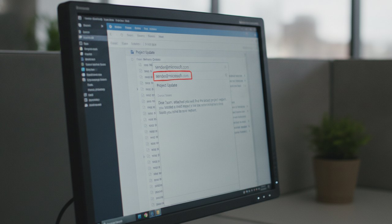 Exemple d'e-mail de phishing imitant un fournisseur avec faux RIB