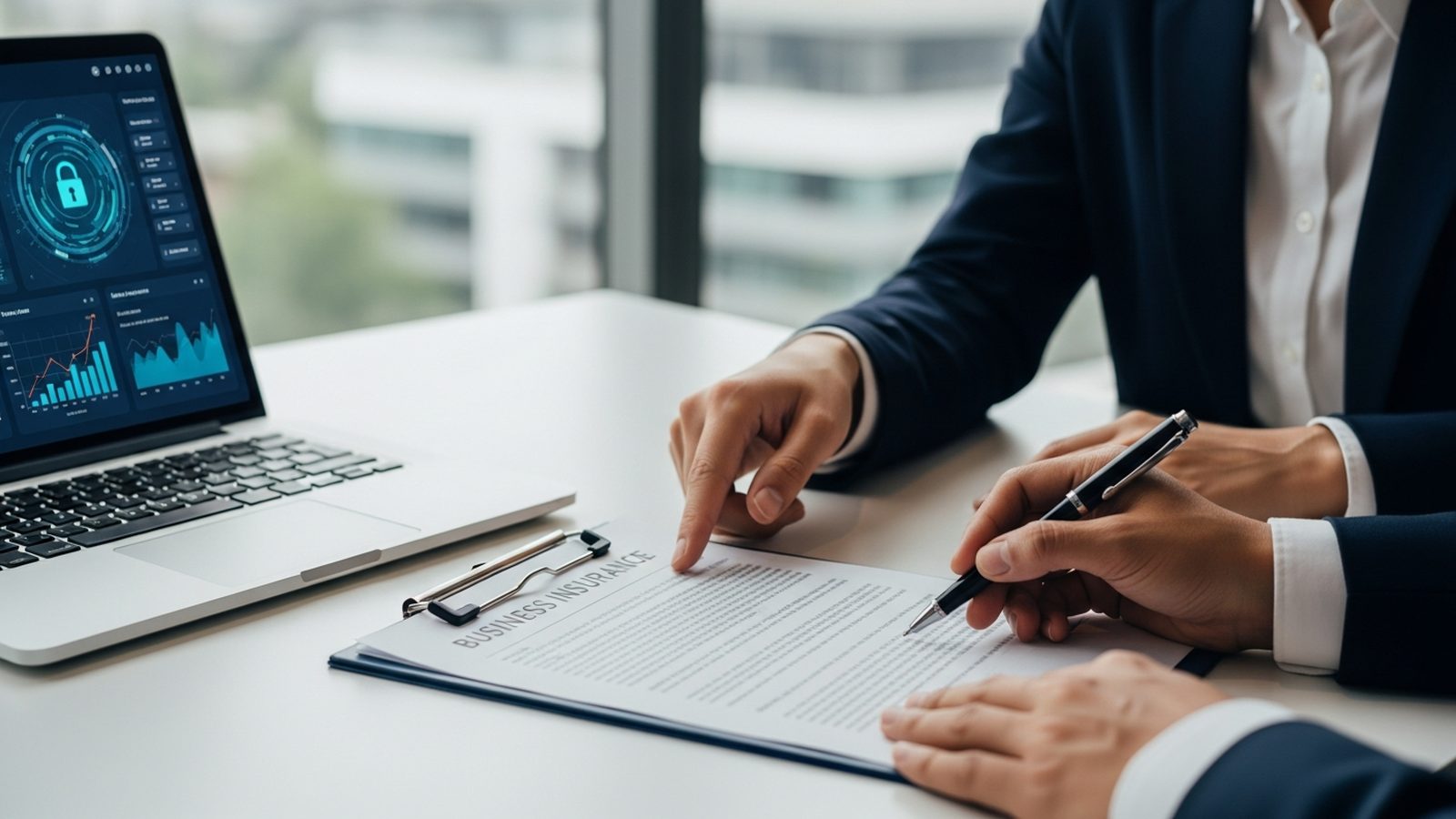 Cyberassurance PME - signature contrat cyber-assurance